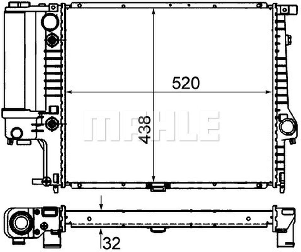 MAHLE PC Radiator CR329000P