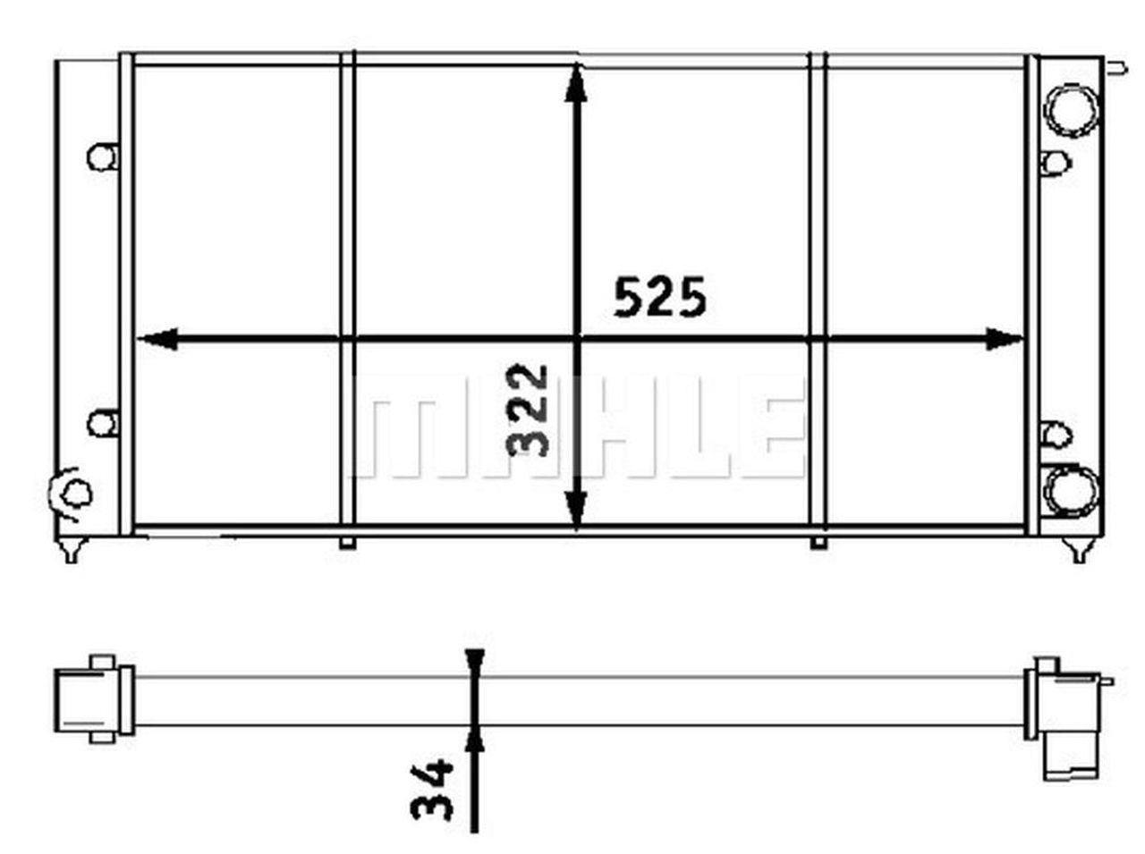 MAHLE PC Radiator CR340001S