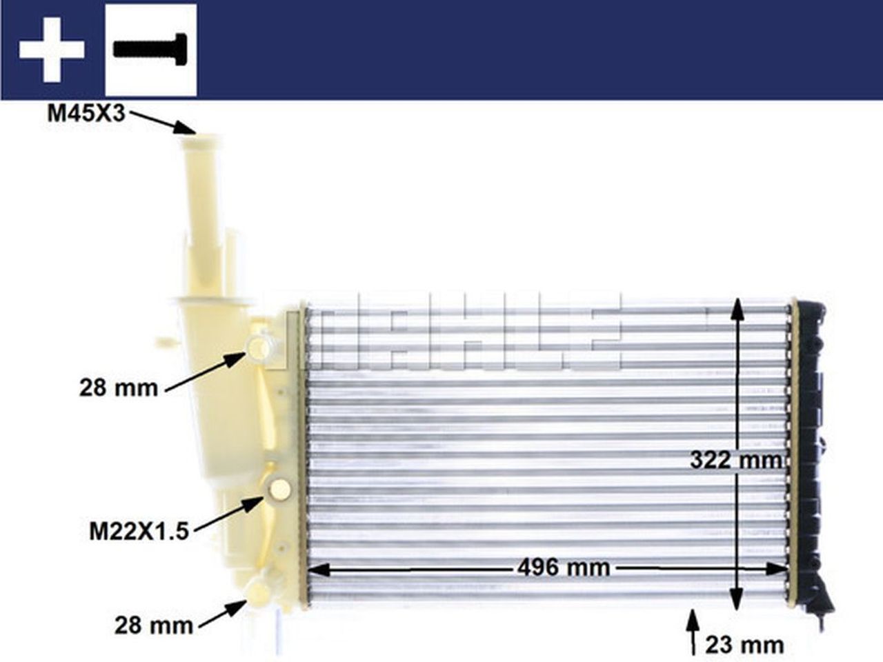 MAHLE PC Radiator CR346000S