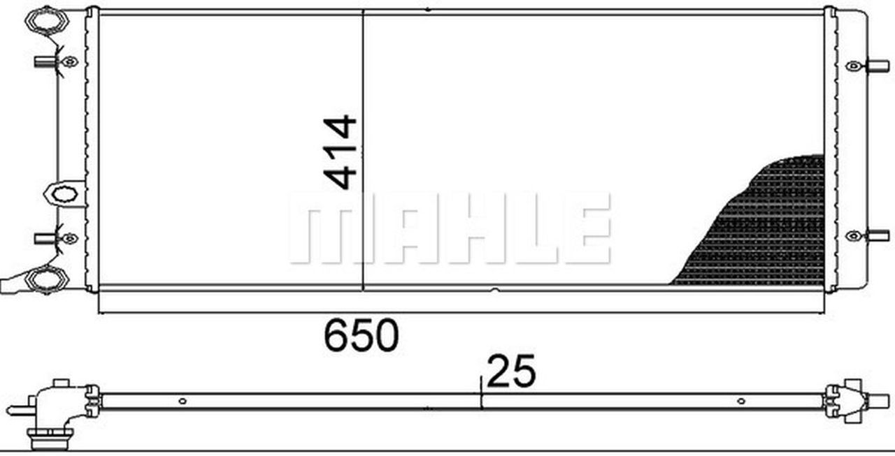 MAHLE PC Radiator CR368001S