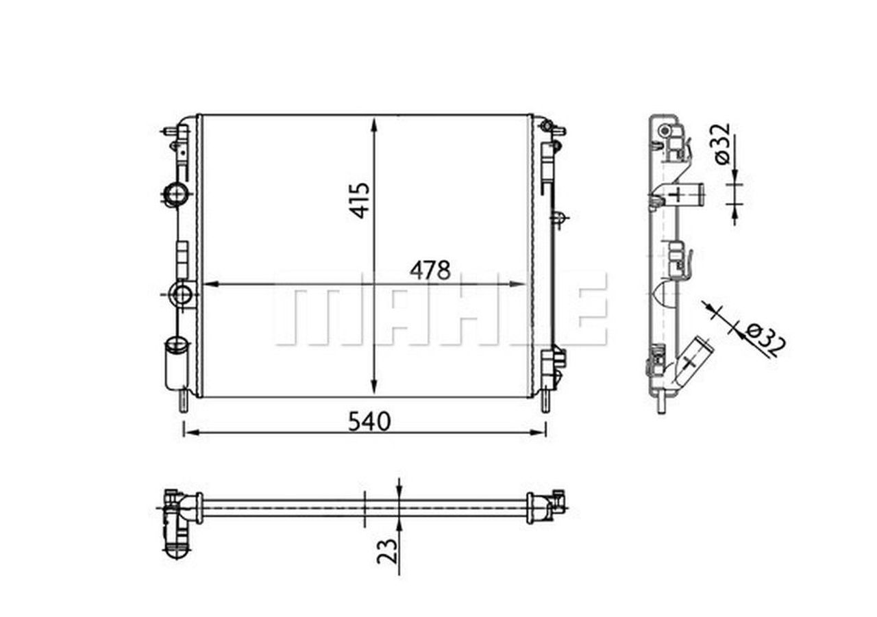 MAHLE PC Radiator CR36000S