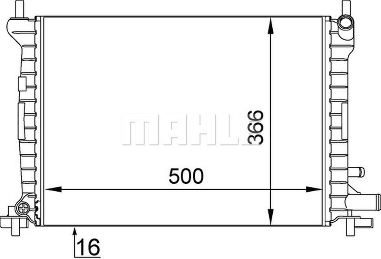 MAHLE PC Radiator CR375000S