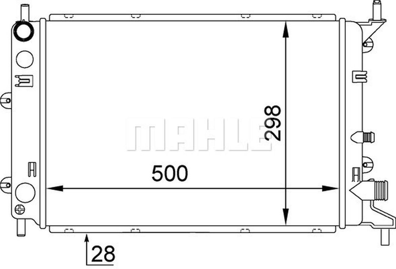 MAHLE PC Radiator CR377000S