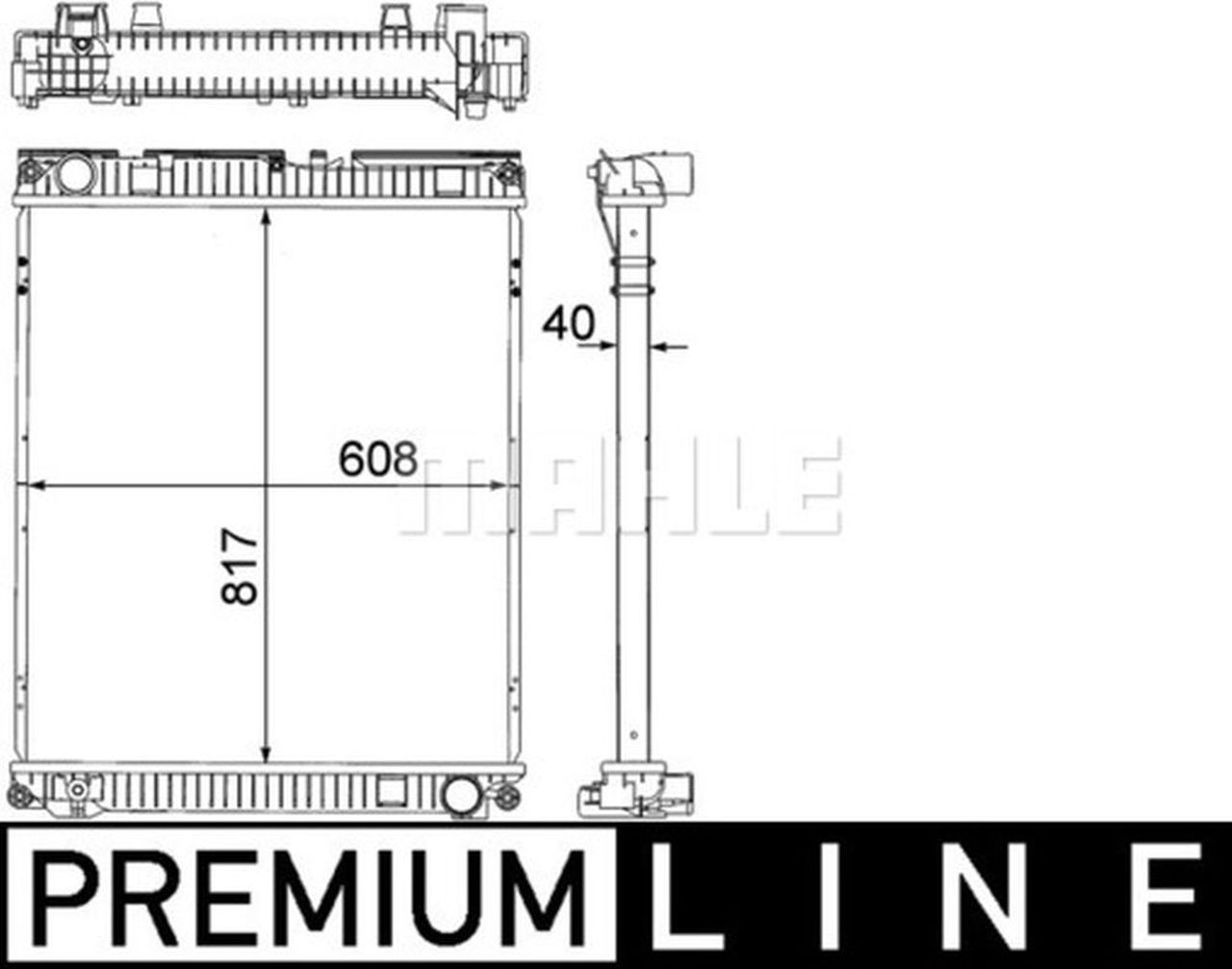MAHLE Truck/Bus Radiator CR379000P
