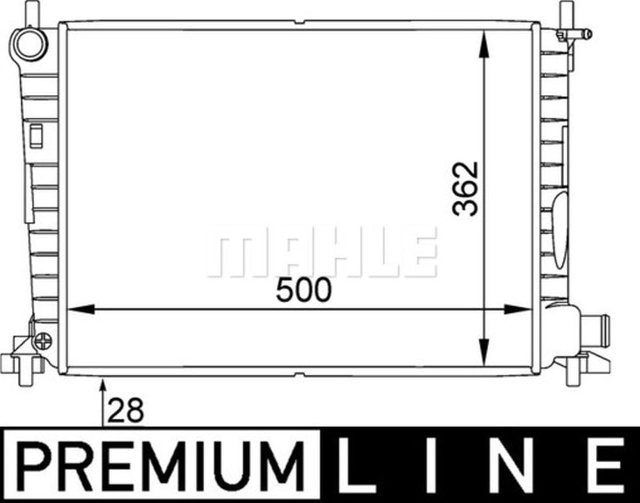 MAHLE PC Radiator CR381000P