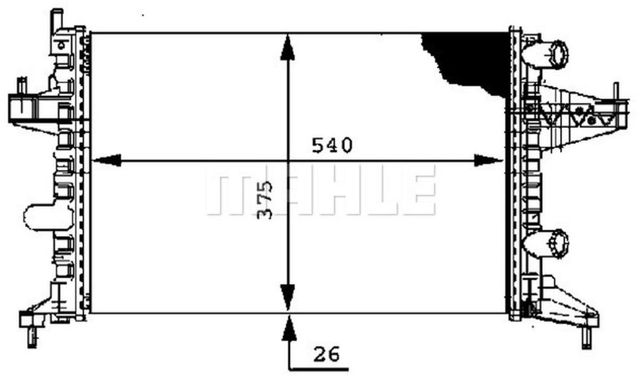 MAHLE PC Radiator CR388000P