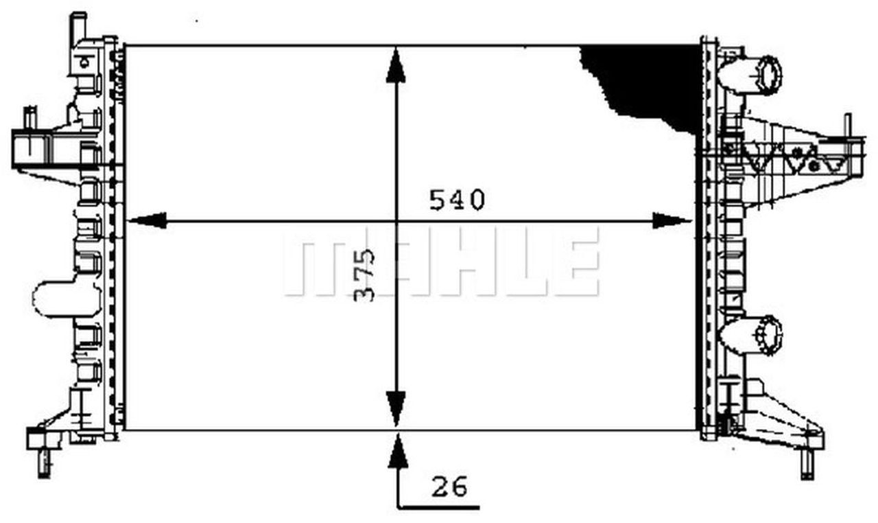 MAHLE PC Radiator CR388000S