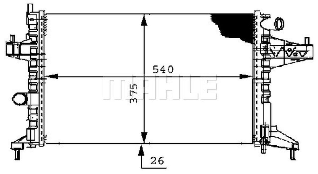 MAHLE PC Radiator CR389000S