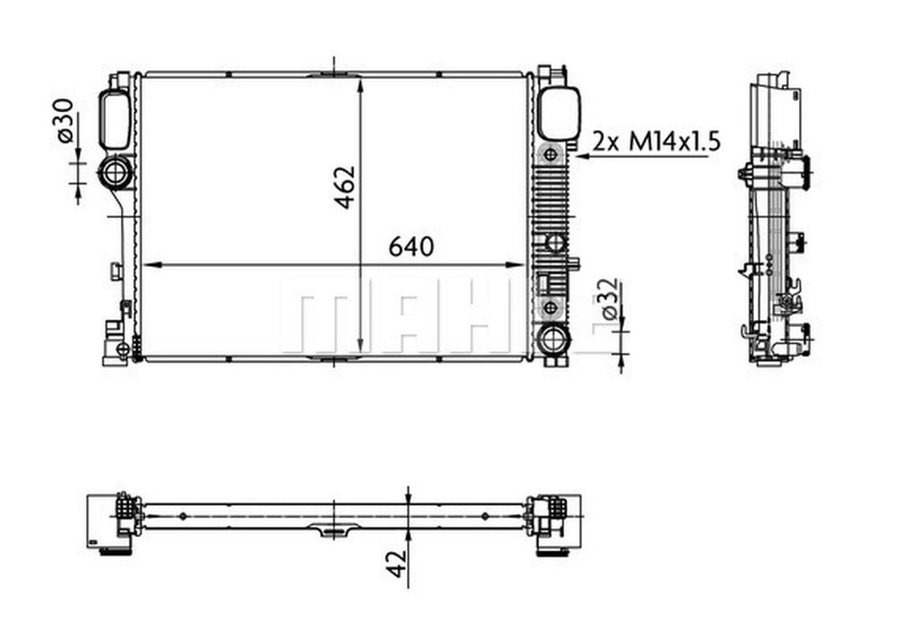 MAHLE PC Radiator CR38000S
