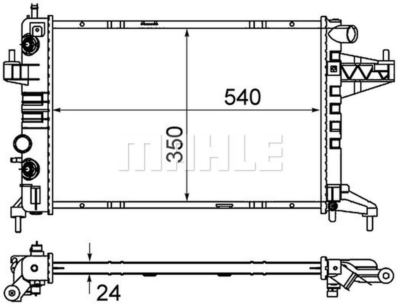 MAHLE PC Radiator CR390000S