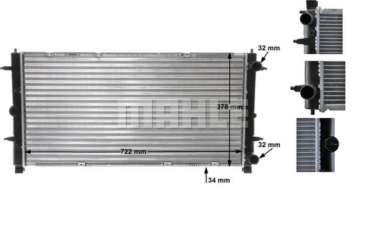 MAHLE LCV Radiator CR398000S