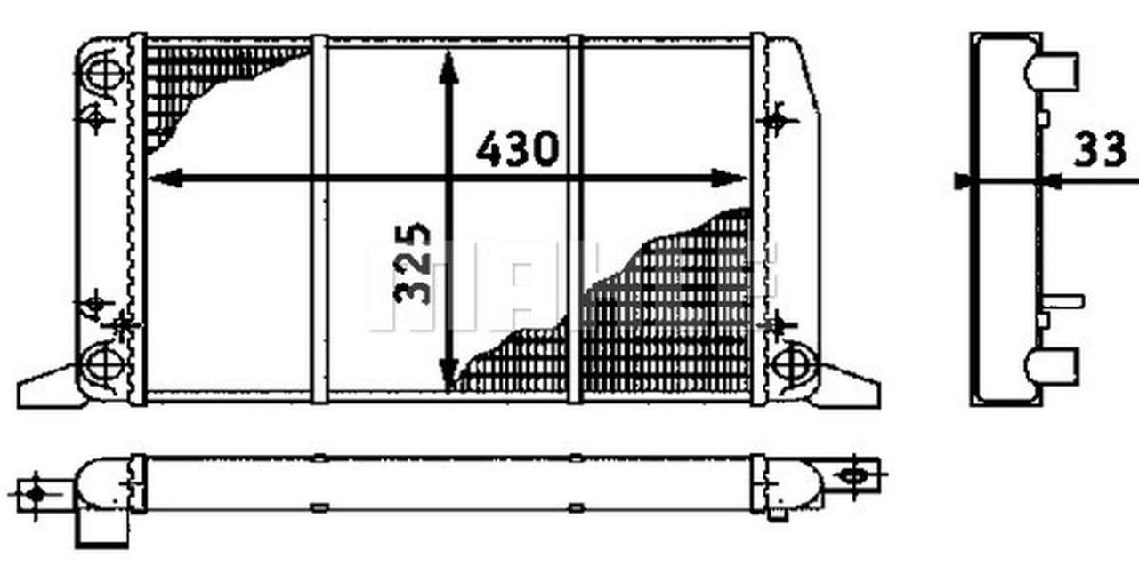 MAHLE PC Radiator CR412000S