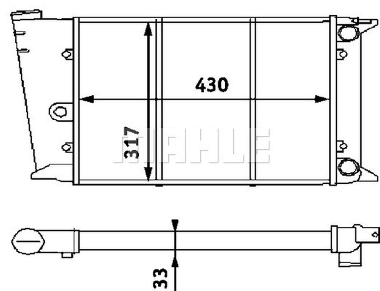 MAHLE PC Radiator CR420000P