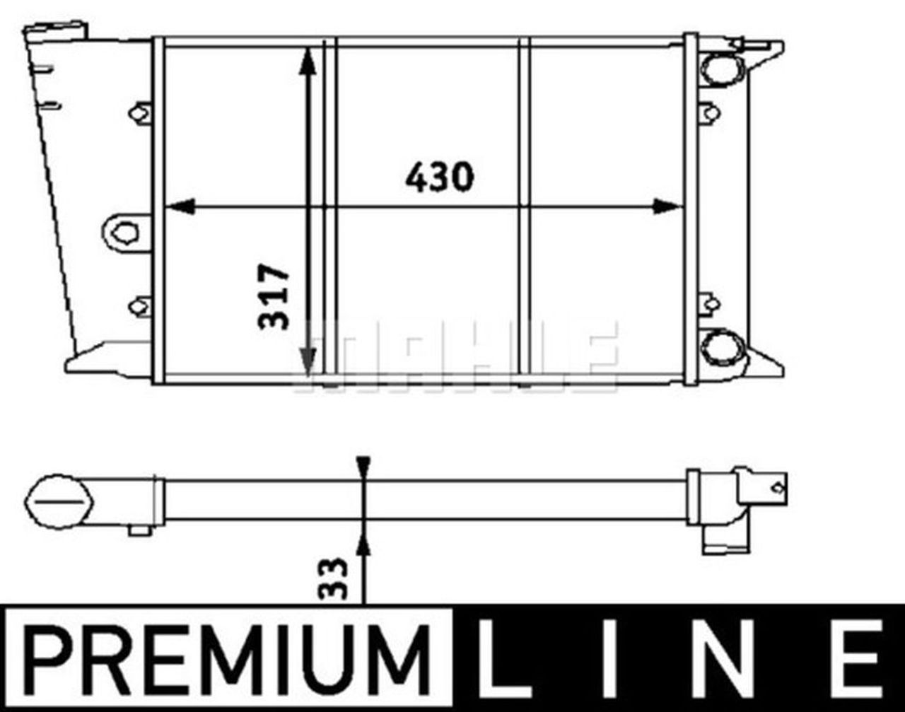MAHLE PC Radiator CR420000P