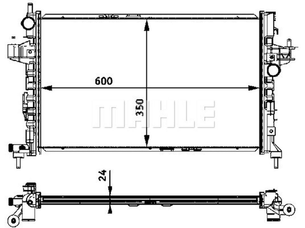 MAHLE PC Radiator CR422000S