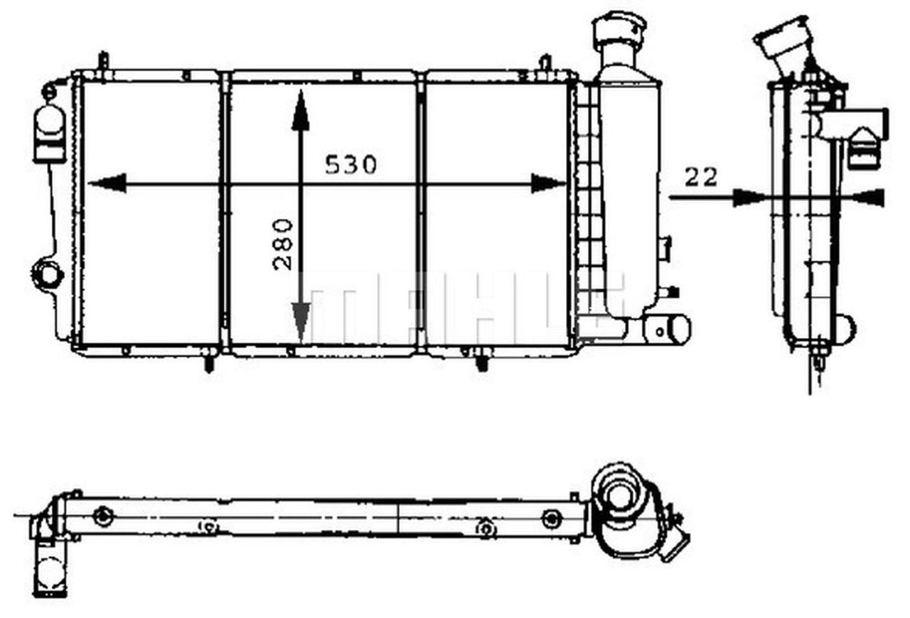MAHLE PC Radiator CR429000S