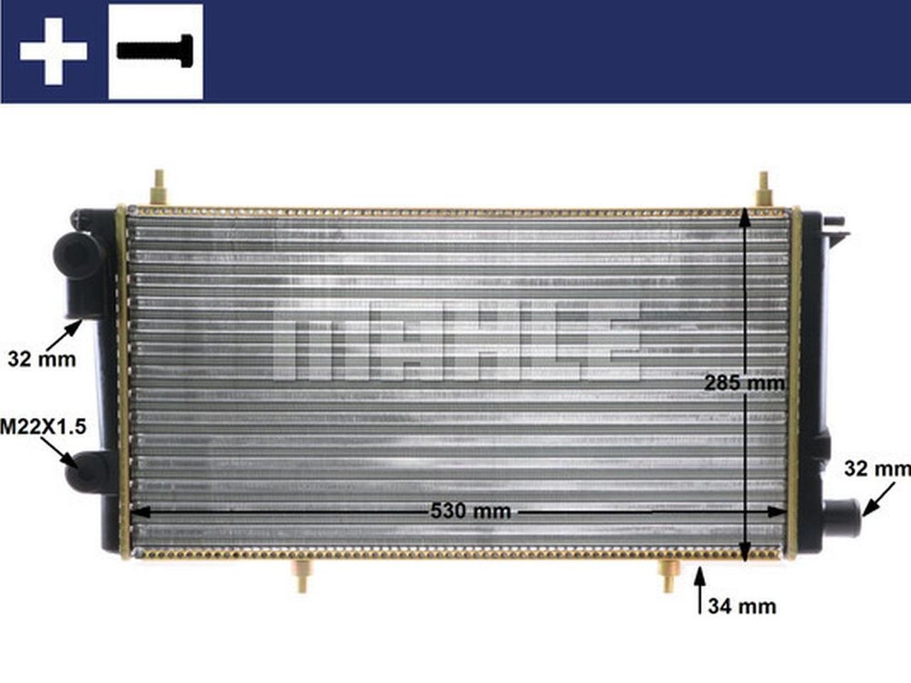 MAHLE PC Radiator CR431000S