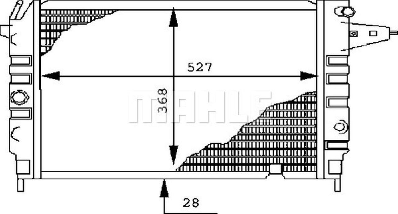 MAHLE PC Radiator CR437000S