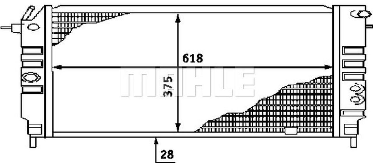 MAHLE PC Radiator CR438000S