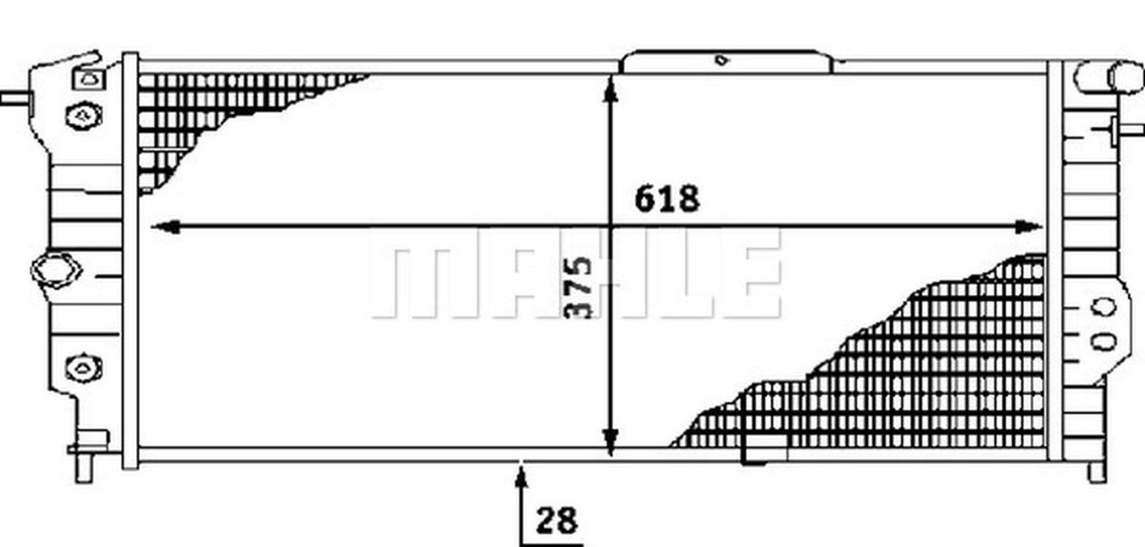 MAHLE PC Radiator CR440000S