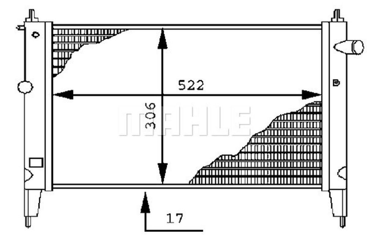 MAHLE PC Radiator CR446000S