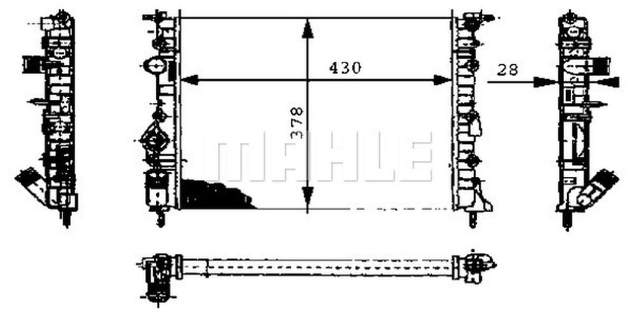 MAHLE PC Radiator CR449000S