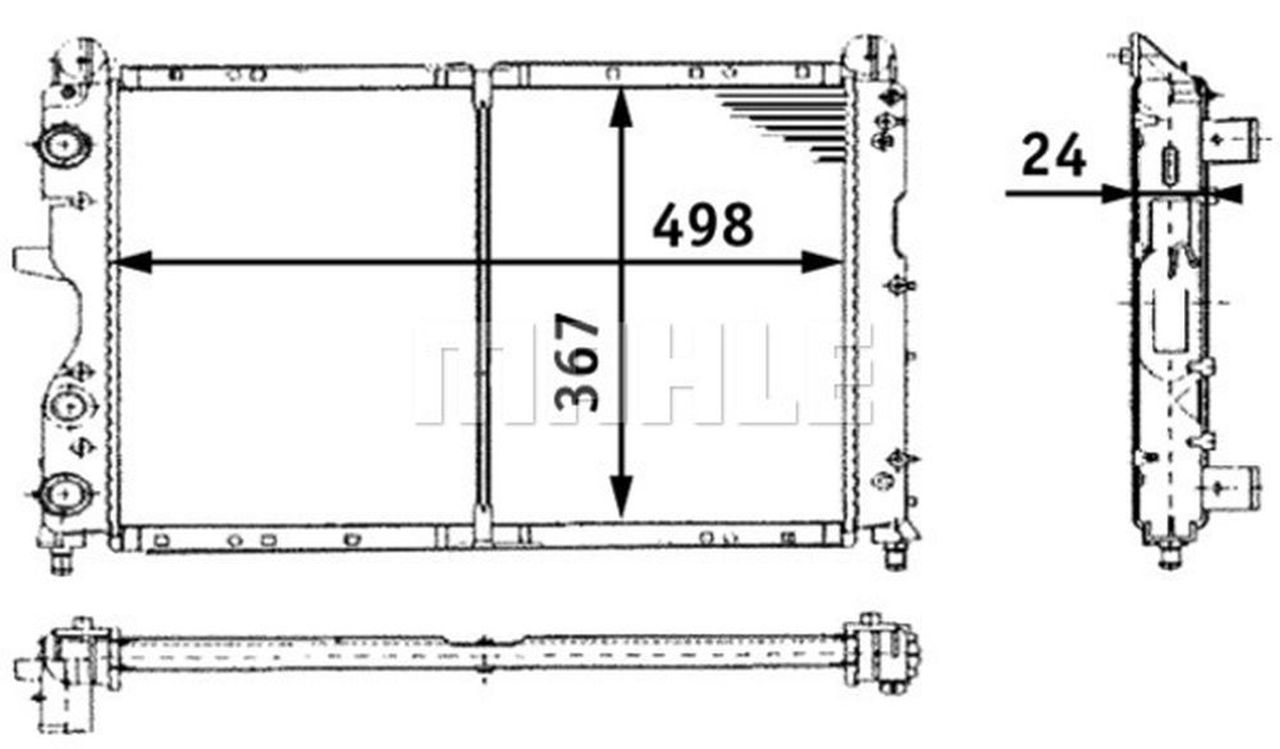 MAHLE PC Radiator CR450000S