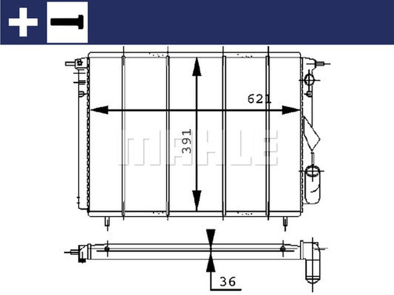 MAHLE PC Radiator CR452000S