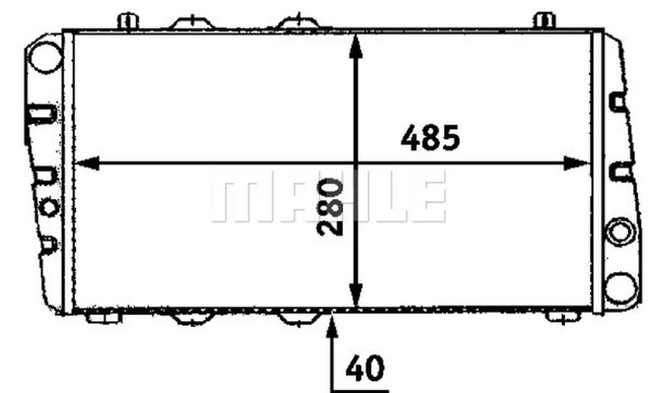 MAHLE PC Radiator CR453000S