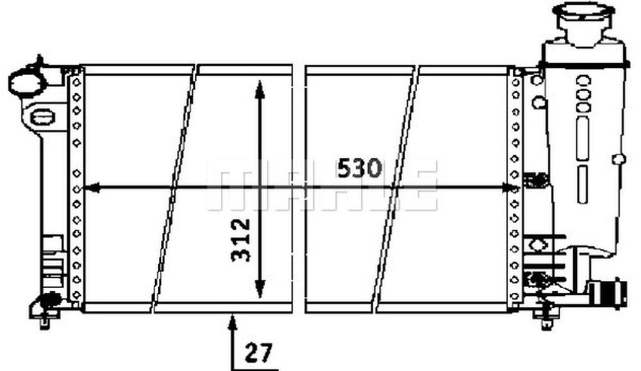 MAHLE PC Radiator CR467000S