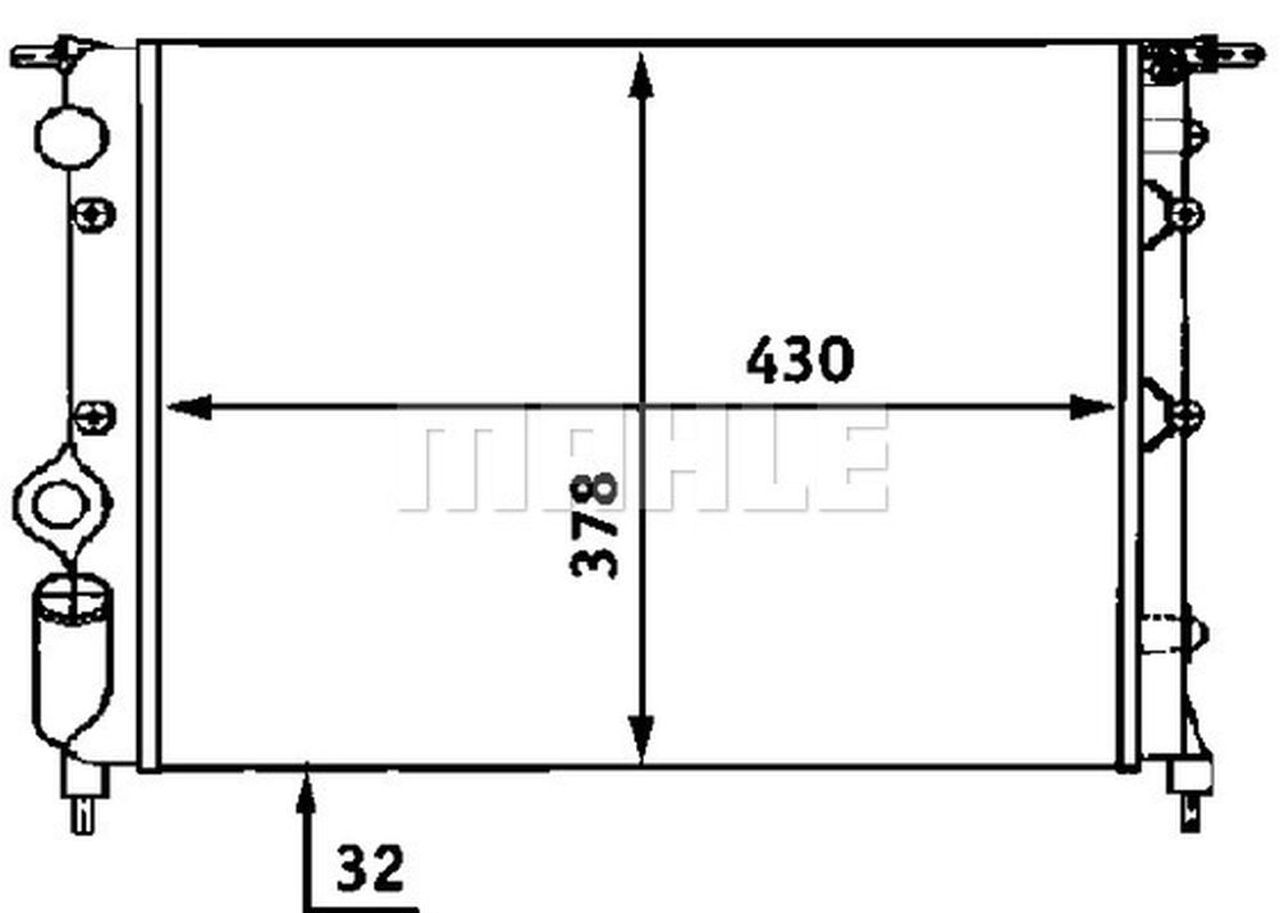 MAHLE PC Radiator CR476000S