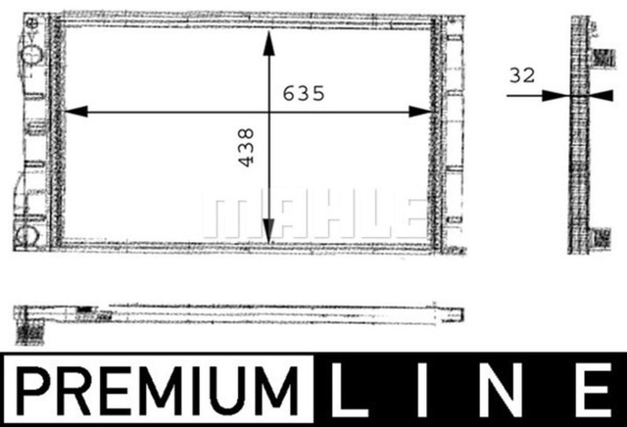 MAHLE PC Radiator CR480000P