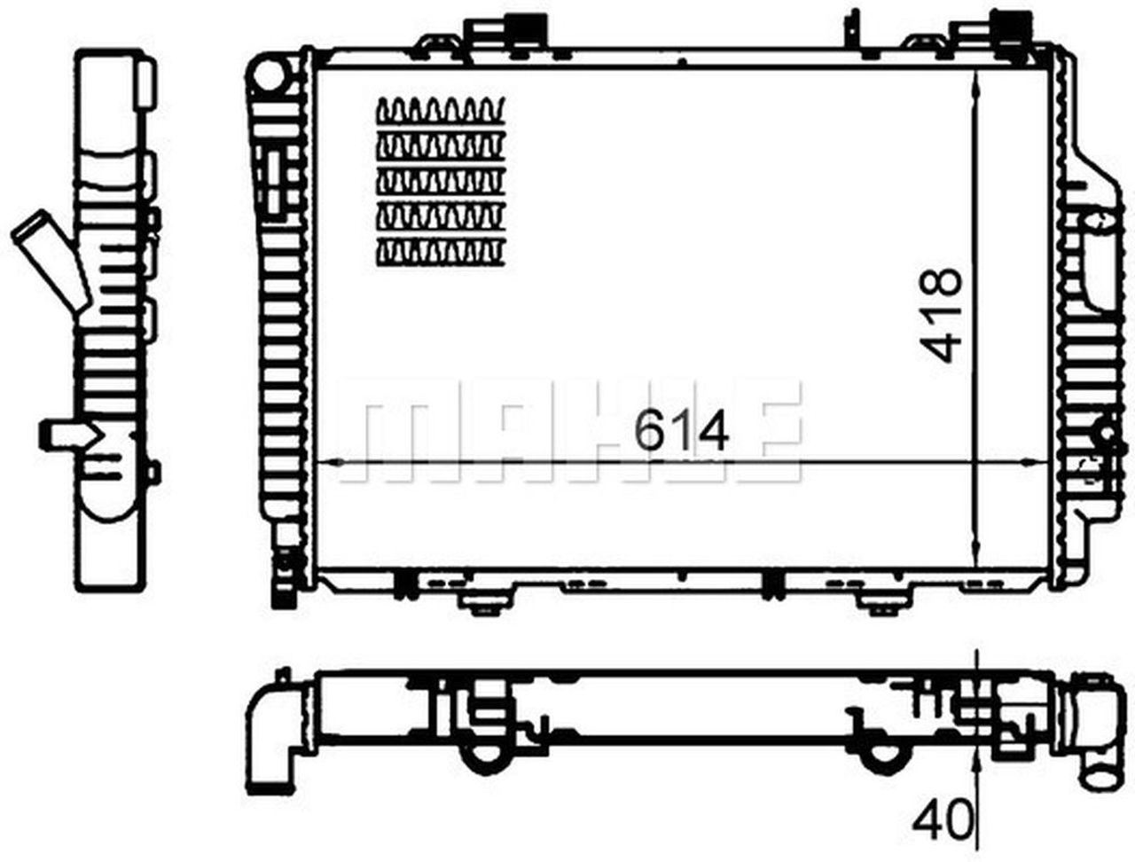 MAHLE PC Radiator CR485000S