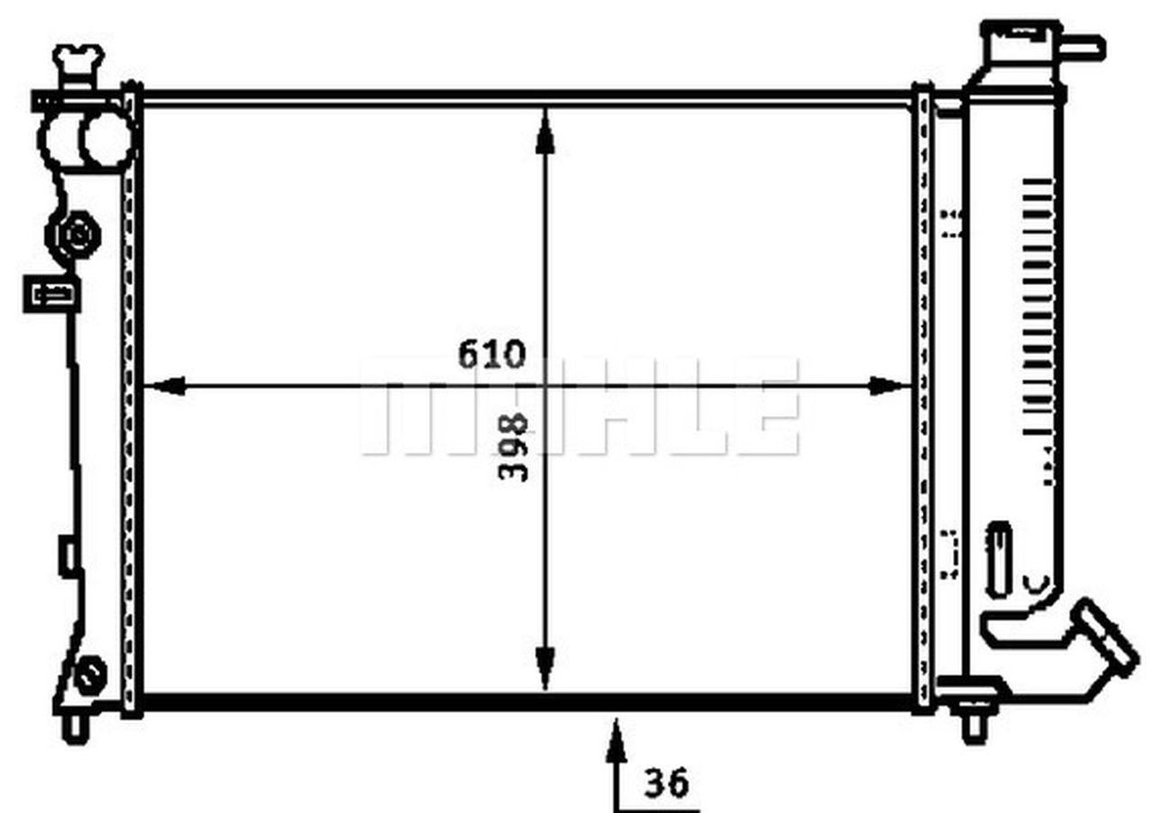 MAHLE PC Radiator CR497000S