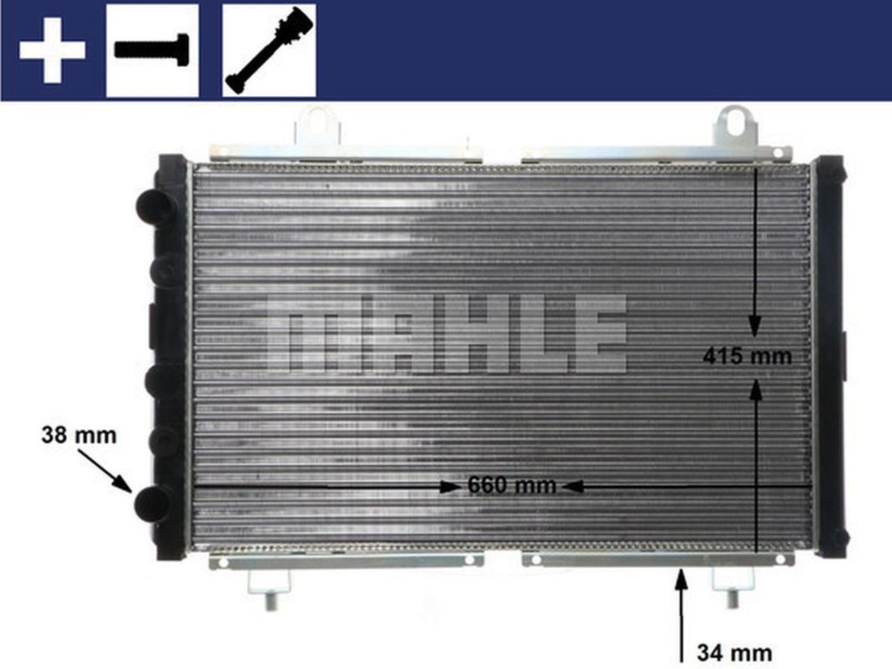 MAHLE LCV Radiator CR499000S