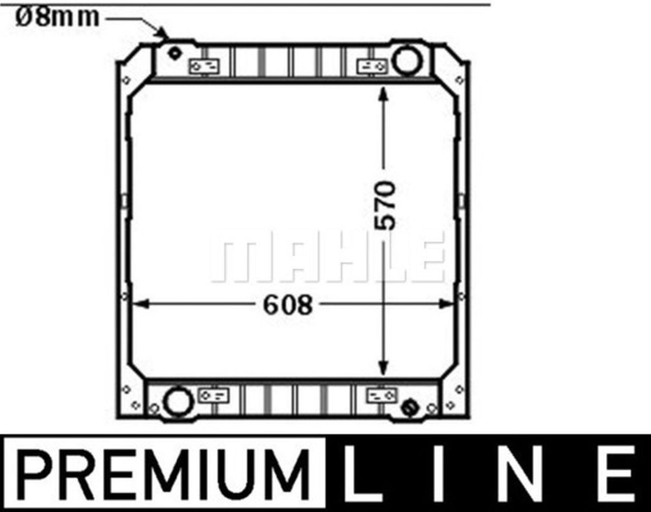 MAHLE Truck/Bus Radiator CR502000P