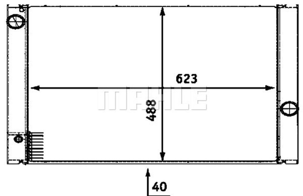 MAHLE PC Radiator CR511000P