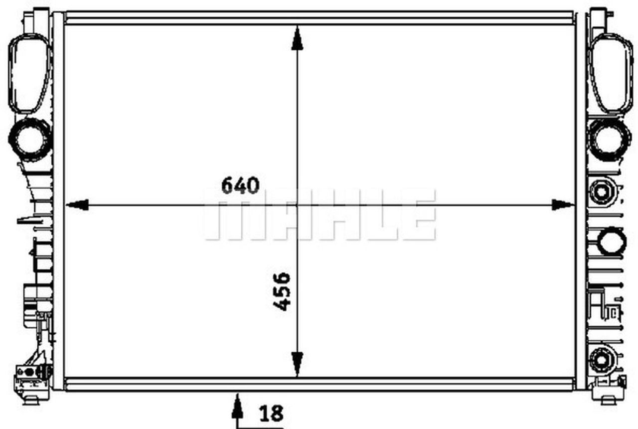 MAHLE PC Radiator CR512000P