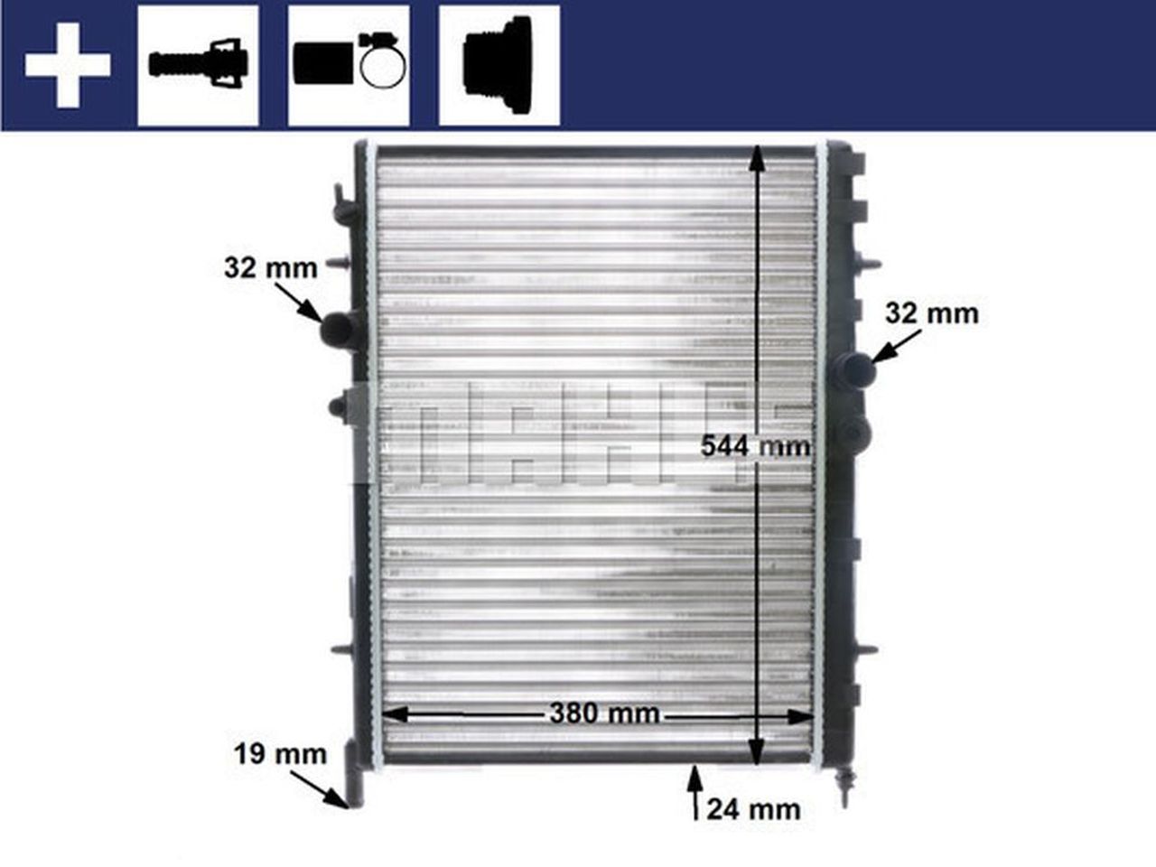 MAHLE PC Radiator CR515000S