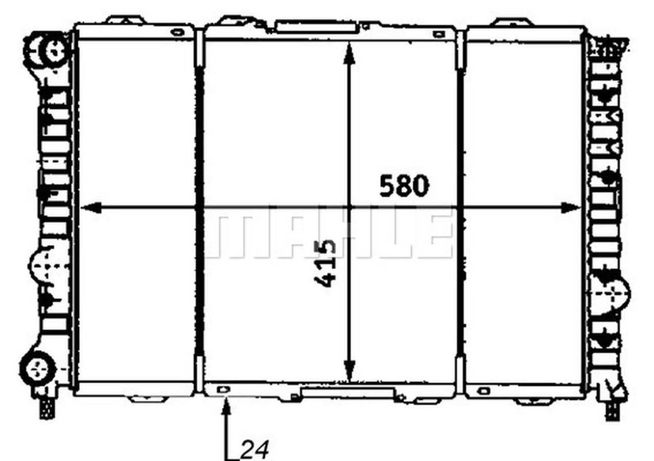MAHLE PC Radiator CR518000S