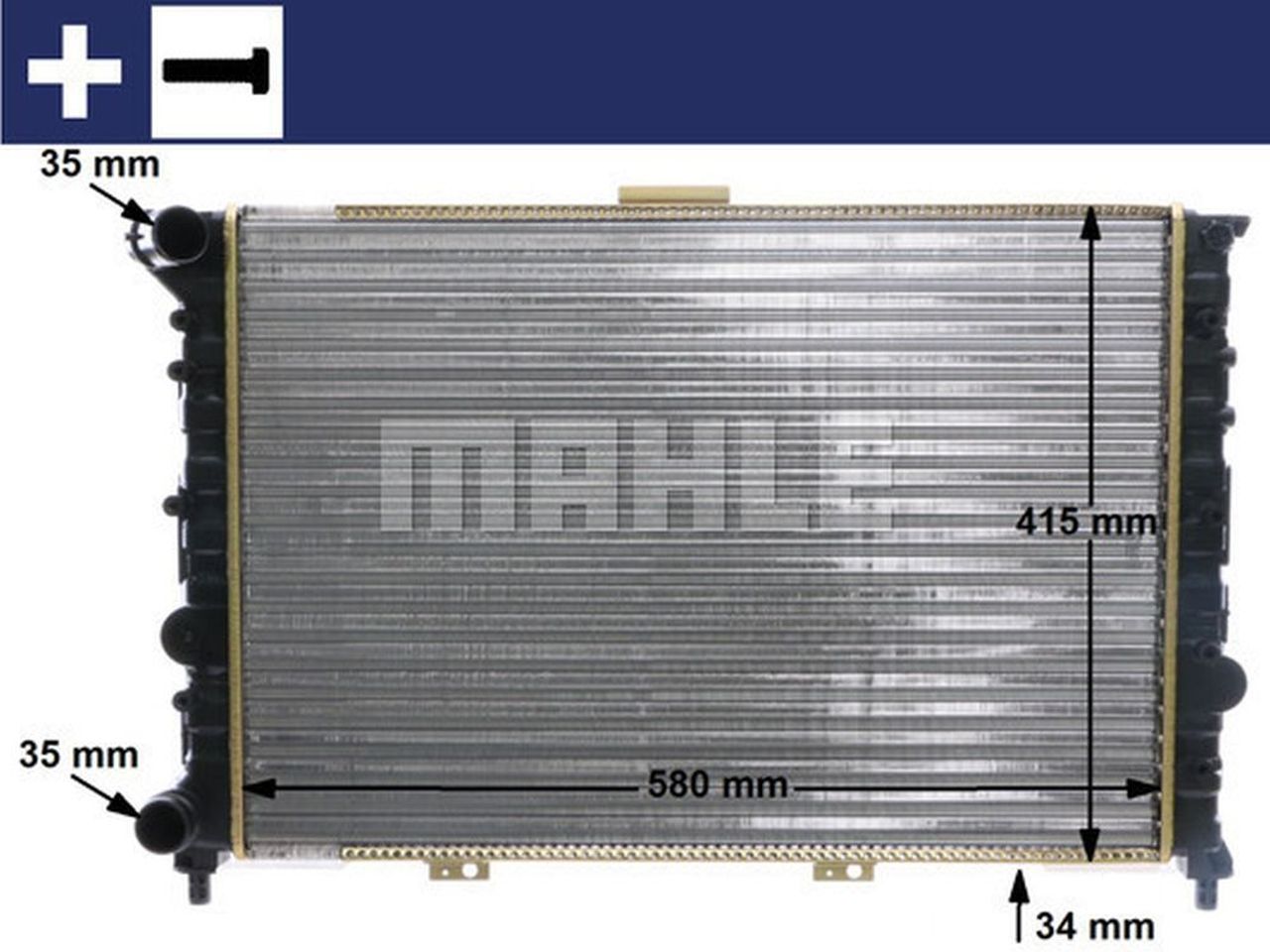 MAHLE PC Radiator CR518000S