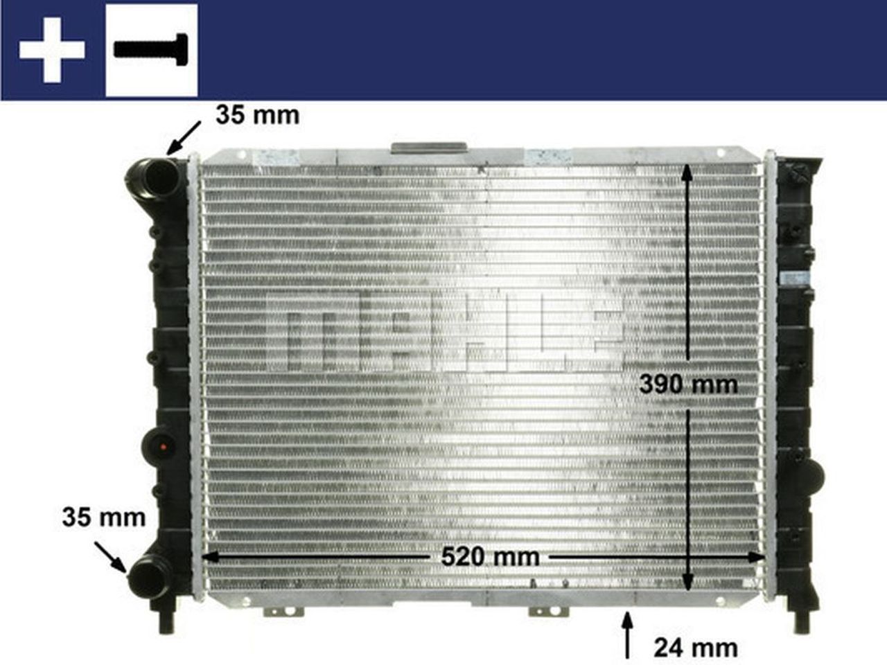 MAHLE PC Radiator CR519000S