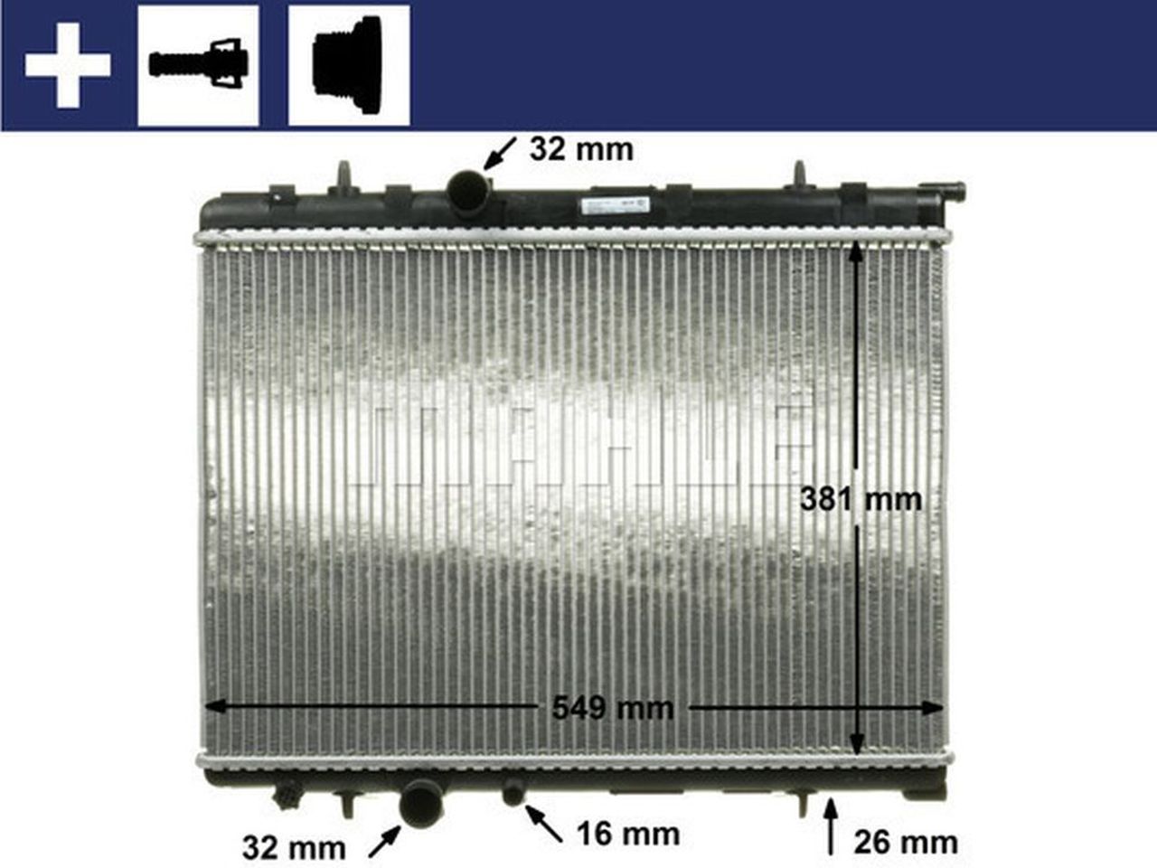 MAHLE PC Radiator CR524000S