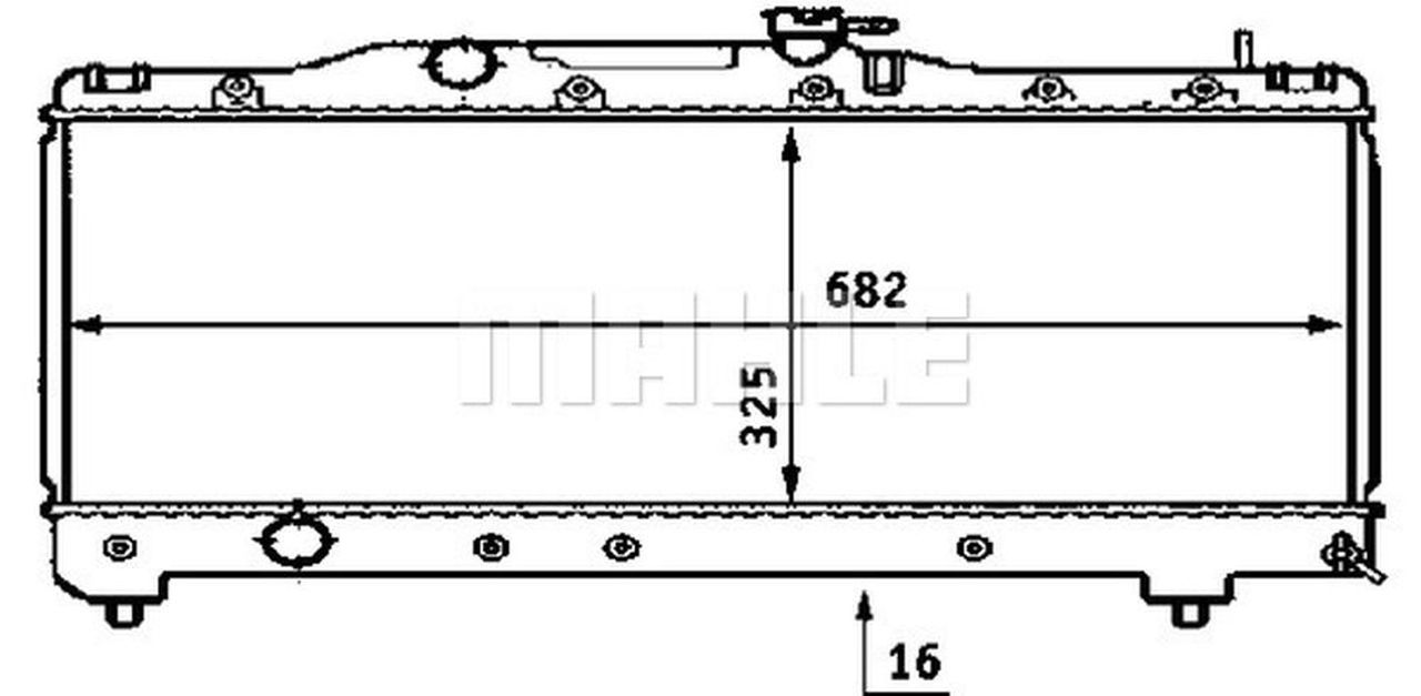 MAHLE PC Radiator CR533000S