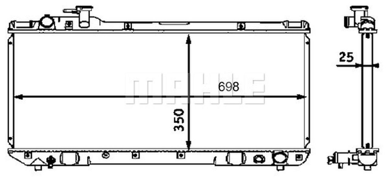 MAHLE PC Radiator CR542000S