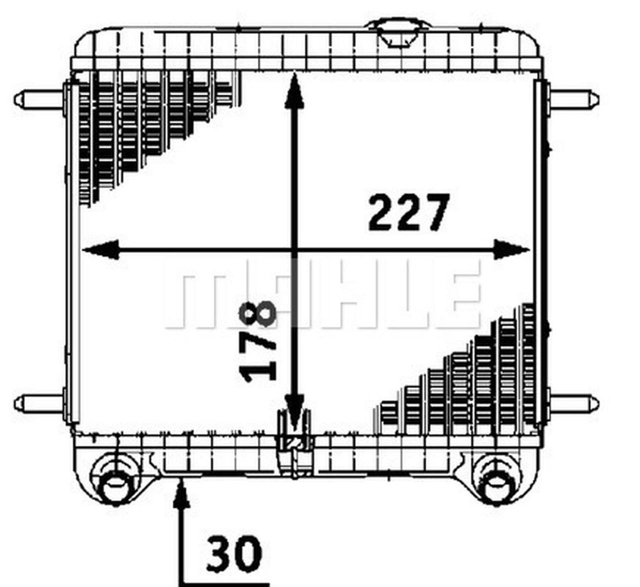 MAHLE PC Radiator CR550000P