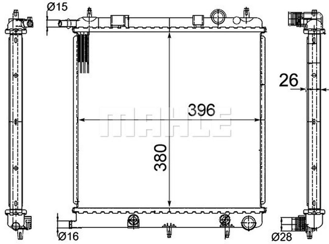 MAHLE PC Radiator CR556000S