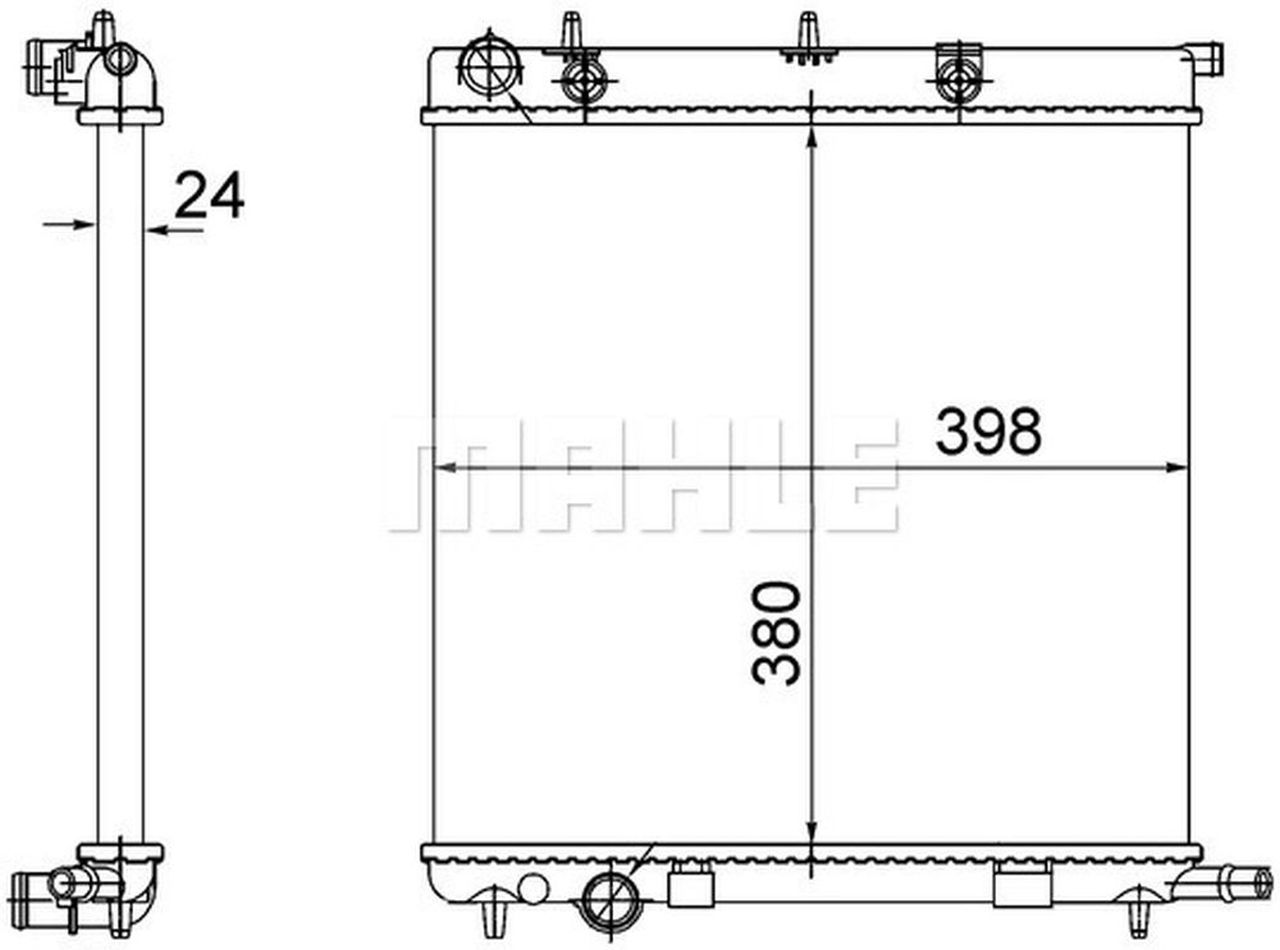 MAHLE PC Radiator CR556002S