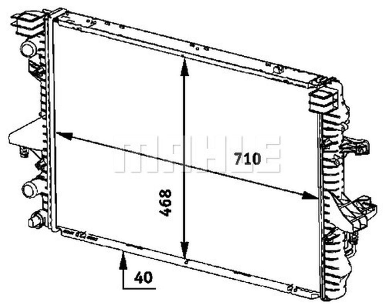 MAHLE LCV Radiator CR584000P