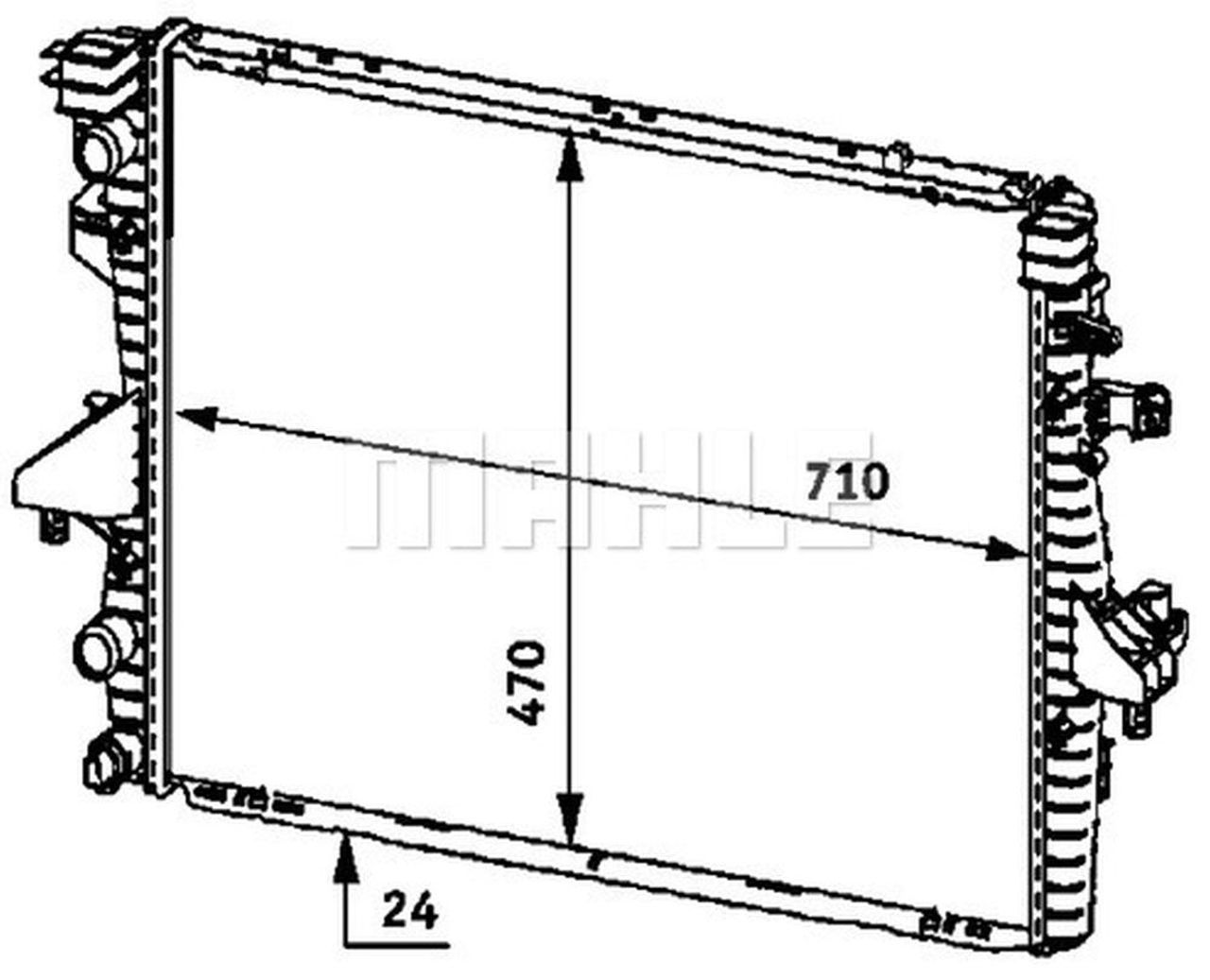 MAHLE LCV Radiator CR585000P
